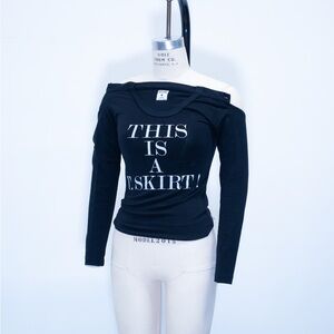 Moschino Jeans Top with skirt option